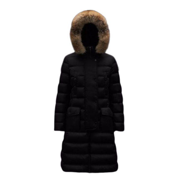 [MONCLER] 女士 长款 BOEDIC 填充 黑色 冬季 填充 大衣 I20931C51B0268065999